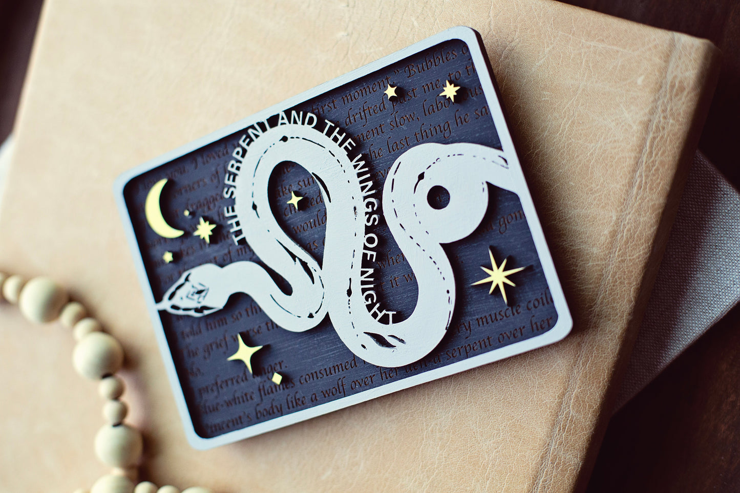 ROMANTASY PRE-ORDER, Serpent and the Wings of Night Bookshelf Sign