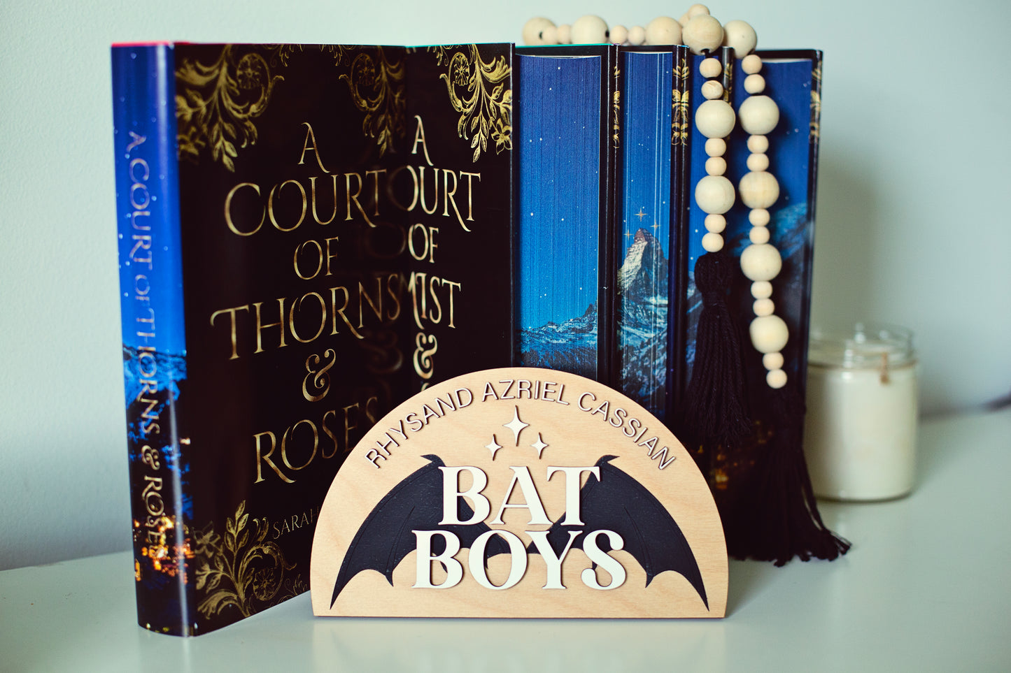 ROMANTASY PRE-ORDER Bat Boys Bookshelf Signs