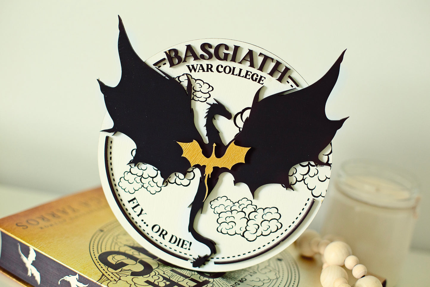 ROMANTASY PRE-ORDER, Fourth Wing, Basgiath War College Sign