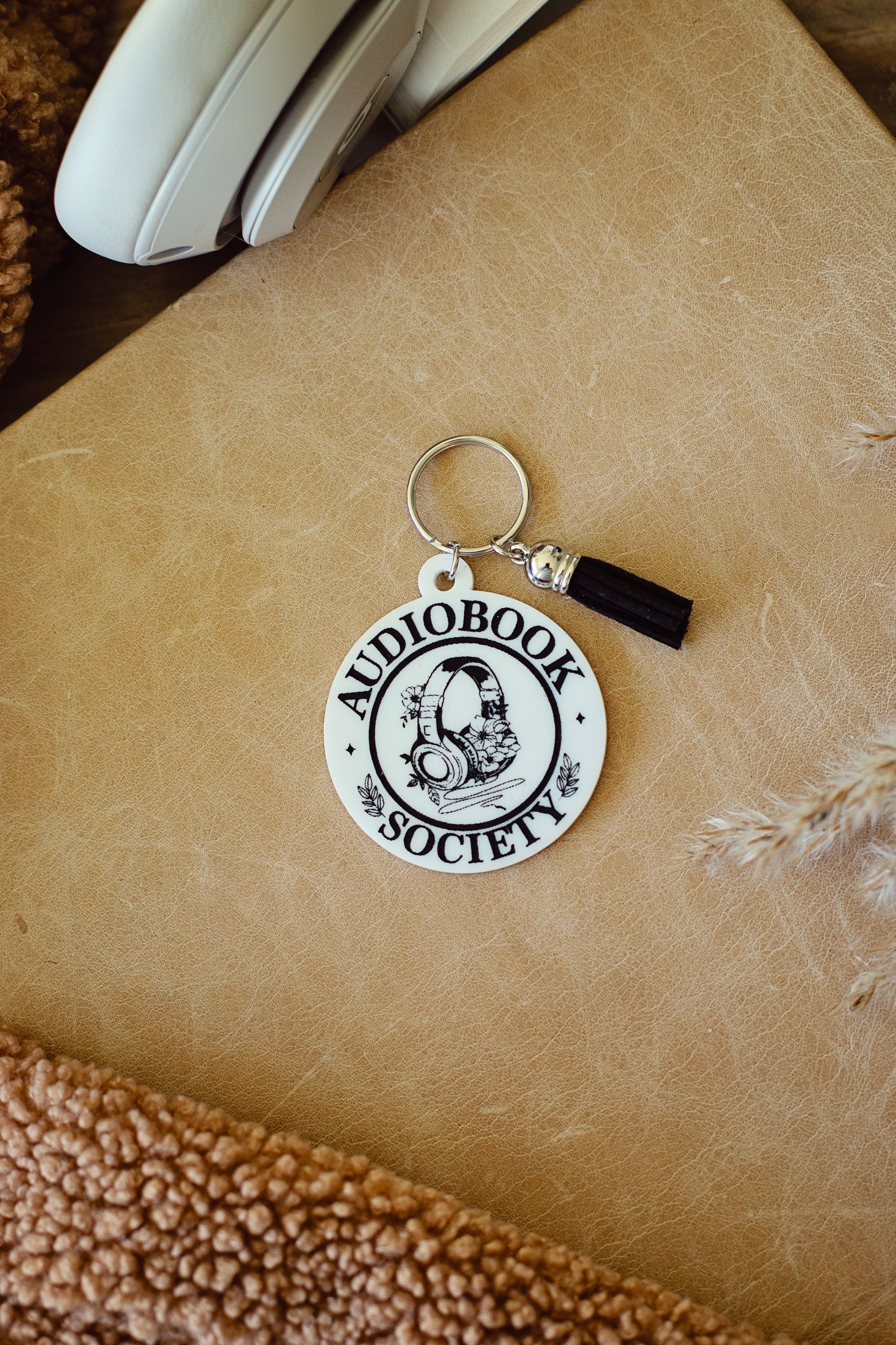 Audiobook Society Keychain