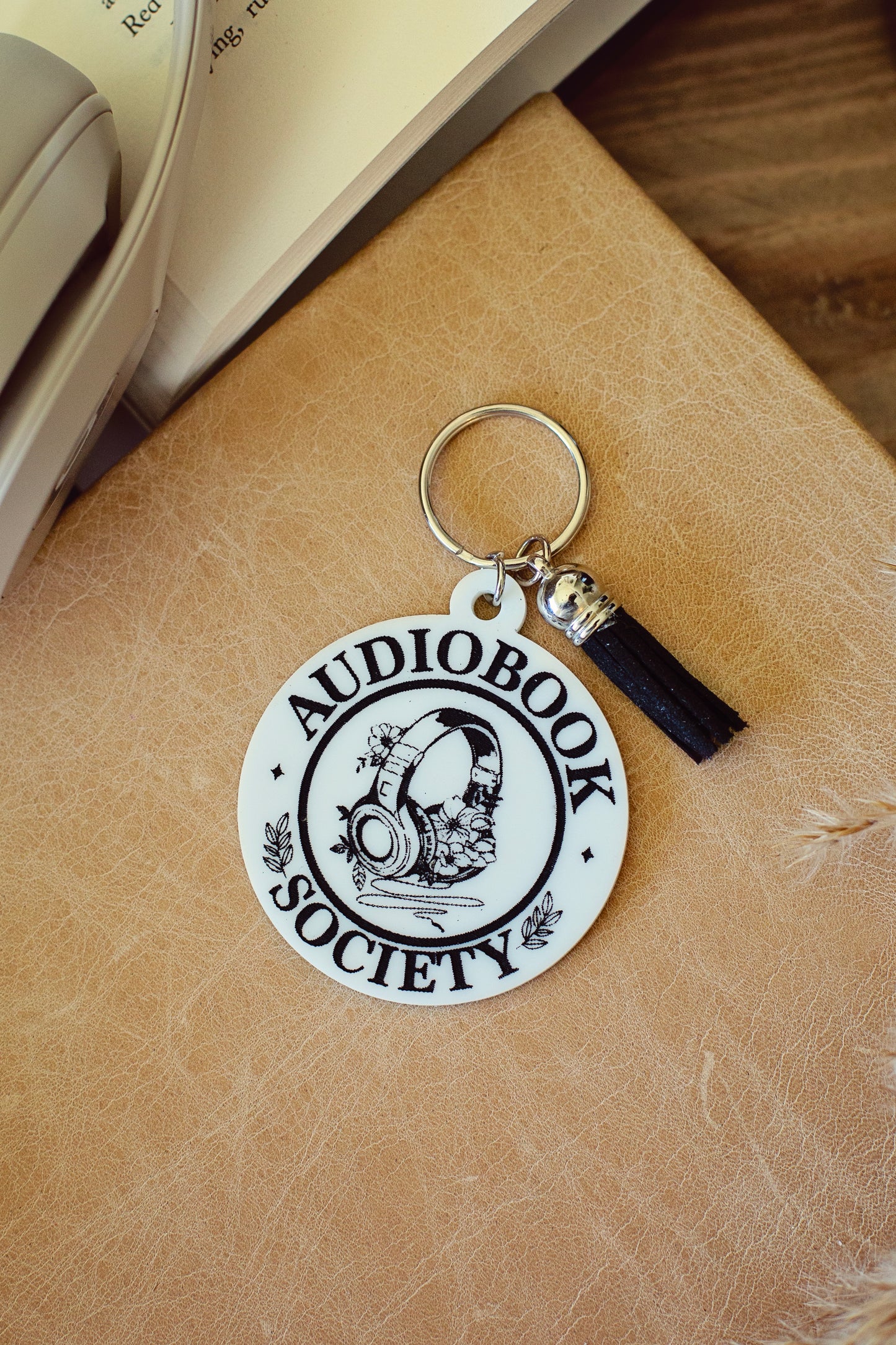 Audiobook Society Keychain
