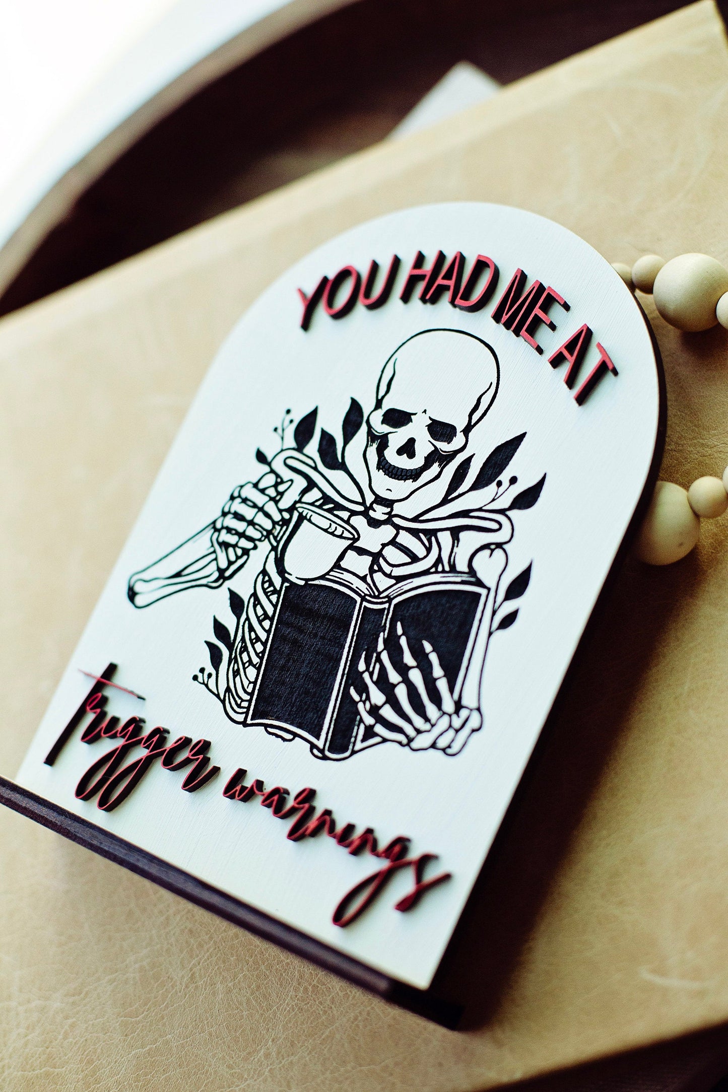 LOVE N VEGAS PRE-ORDER, Trigger Warnings Sign