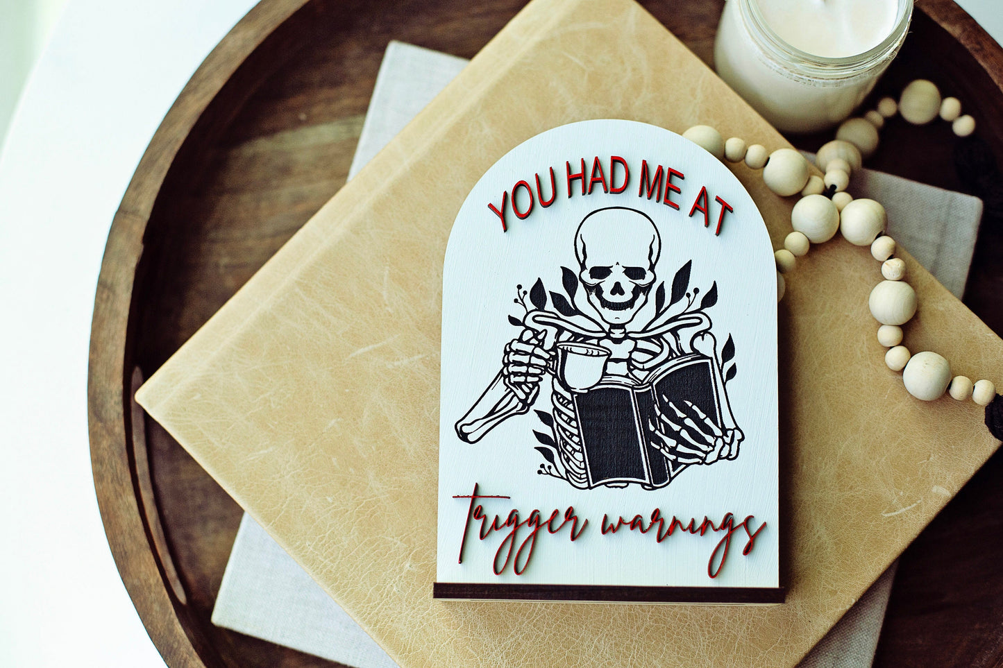 LOVE N VEGAS PRE-ORDER, Trigger Warnings Sign