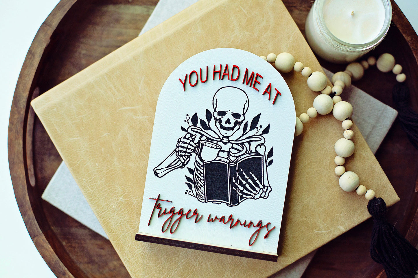 LOVE N VEGAS PRE-ORDER, Trigger Warnings Sign