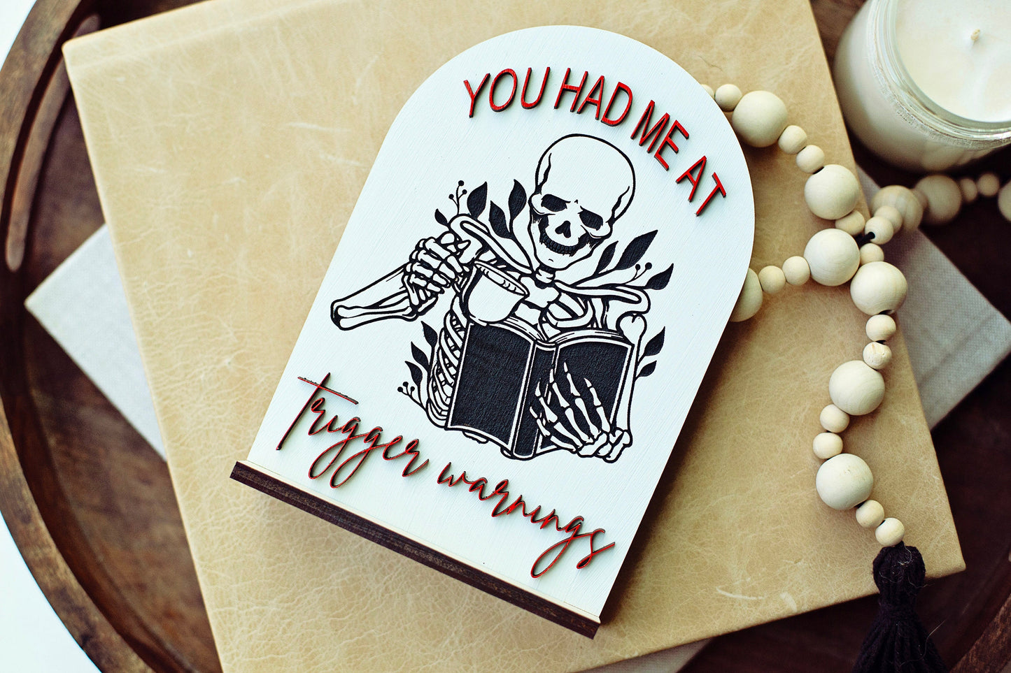 LOVE N VEGAS PRE-ORDER, Trigger Warnings Sign