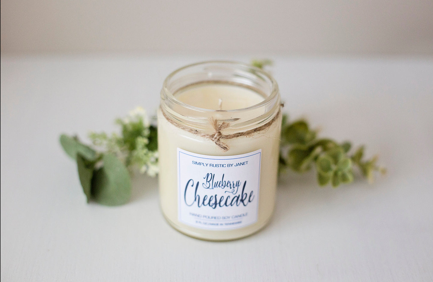 Blueberry Cheesecake Soy Candle, All natural Soy Candle, 8oz and 15oz soy candle, spring soy candles