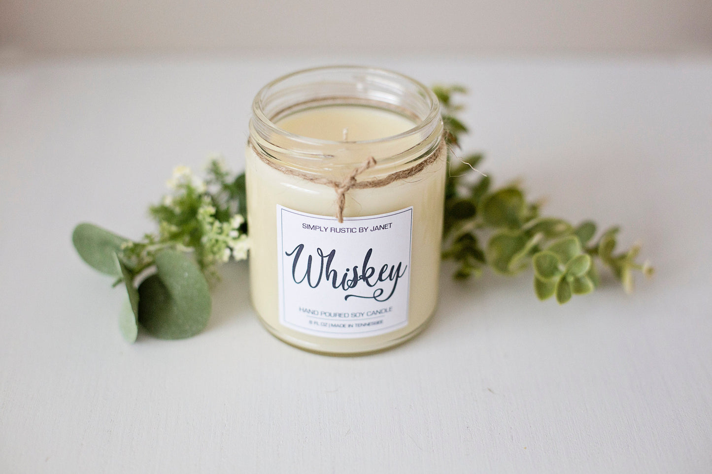 Whiskey Soy Candle, All natural Soy Candle, 8oz and 15oz soy candle, spring soy candles