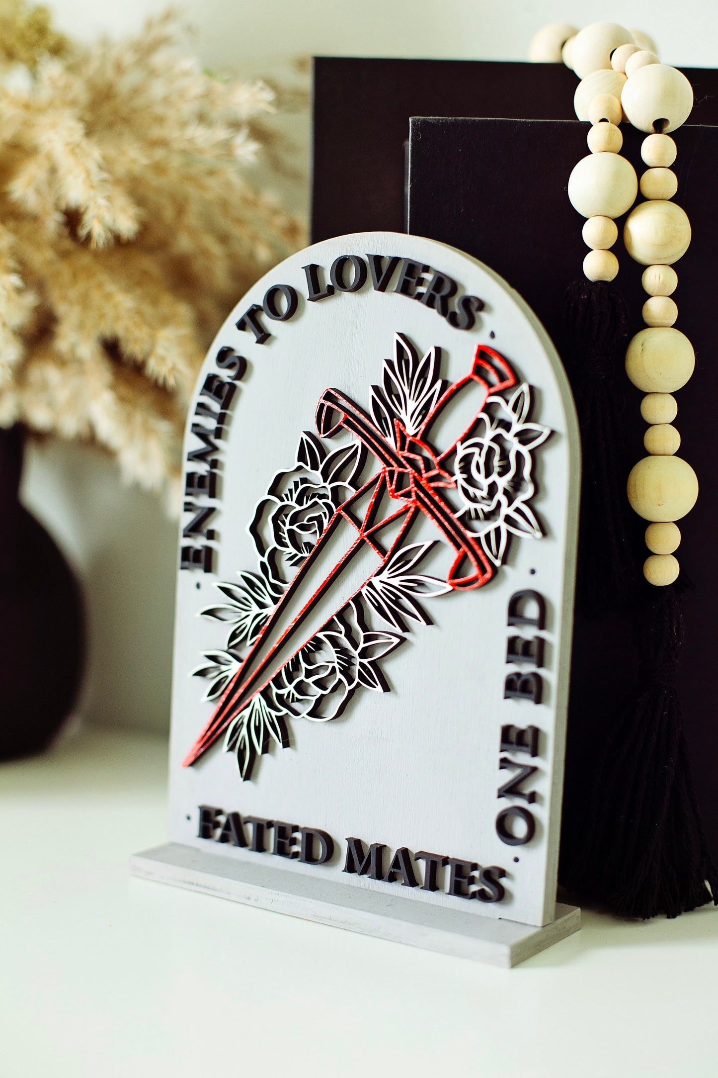 Book Trope Sign, Spicy booktok Sign, booktok sign, smut reader, booktok merch, smut, smut sign, gift for readers, bookshelf sign