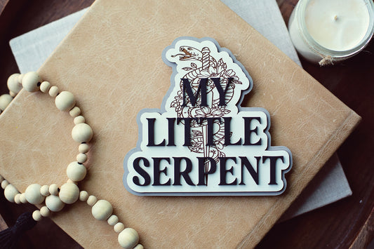 My Little Serpent Bookshelf Sign