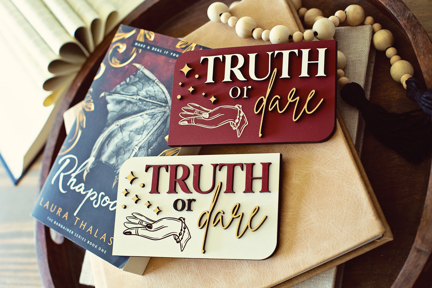 Truth or Dare Bookshelf Sign