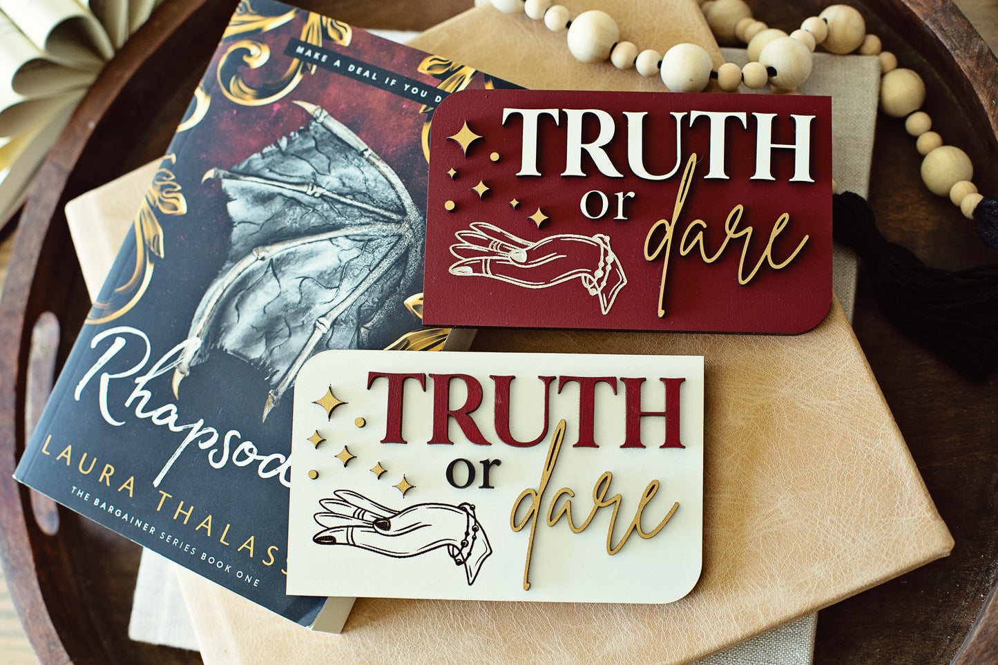 Truth or Dare Bookshelf Sign