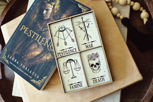 The Four horseman Series Bookshelf Sign