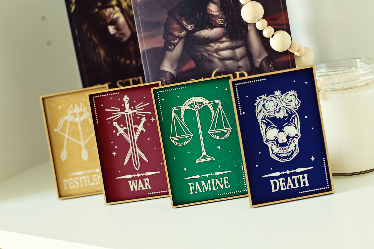 The Four horseman Series Mini Bookshelf Sign