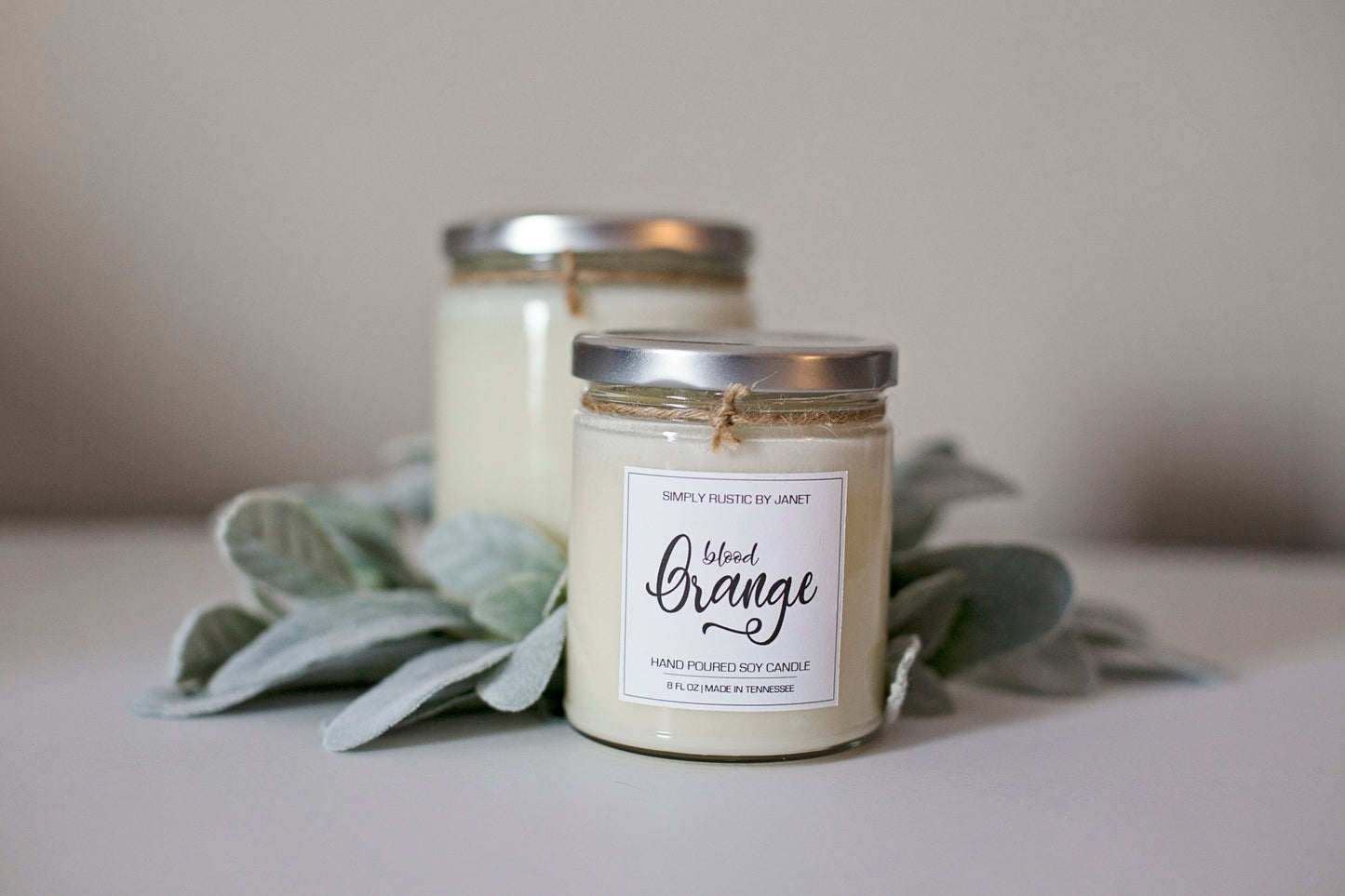 Blood Orange Soy Candle, All natural Soy Candle, 8oz and 16oz soy candle, spring soy candles